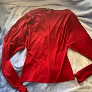 Camisa mangas largas semi abiertas